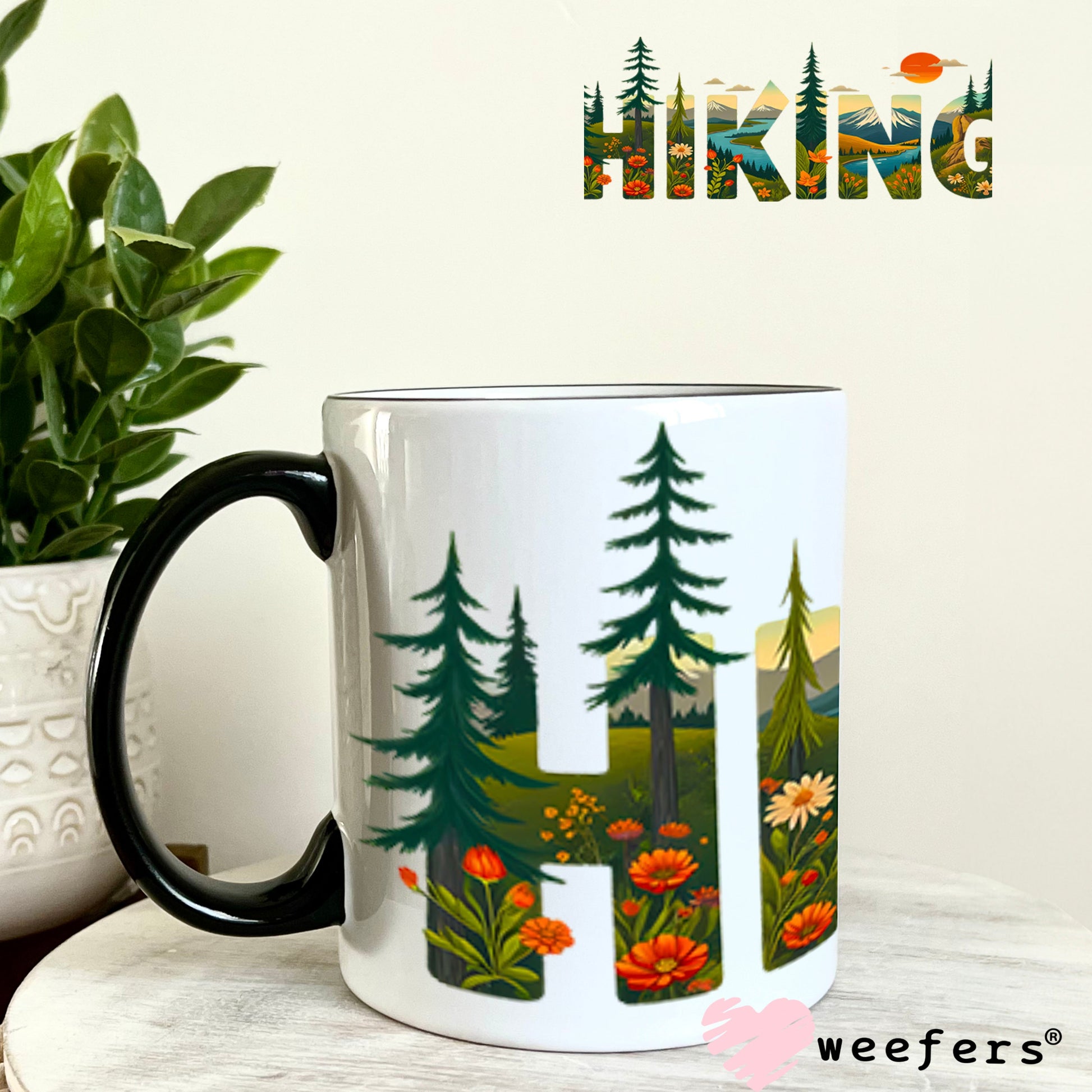 UV DTF Cup Wraps - Hiking 11oz Coffee Mug Weefers