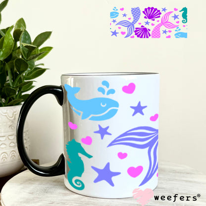 UV DTF Cup Wraps - Mermaid Dreams 11oz Coffee Mug Weefers