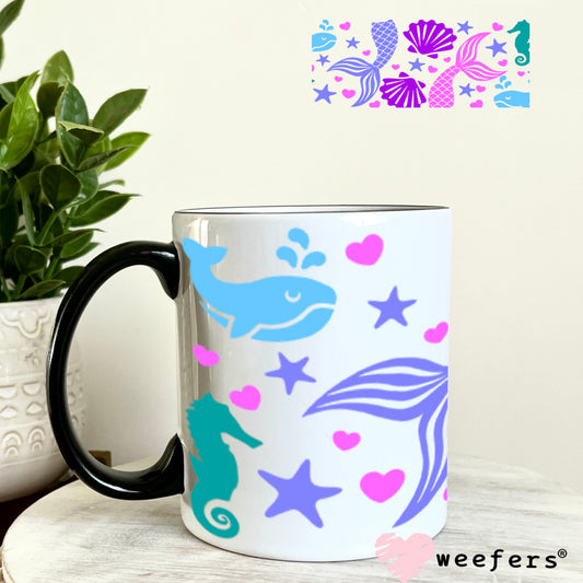 UV DTF Cup Wraps - Mermaid Dreams 11oz Coffee Mug Weefers