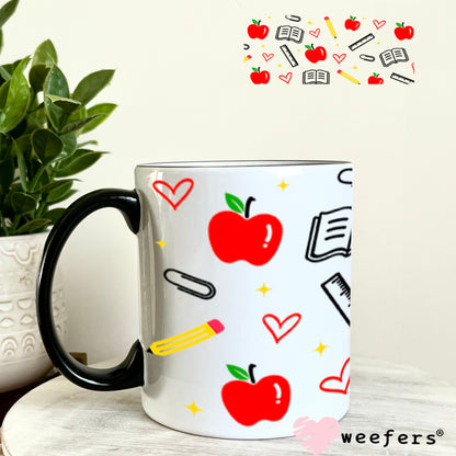 UV DTF Cup Wraps - Teacher School Days 11oz Coffee Mug Weefers