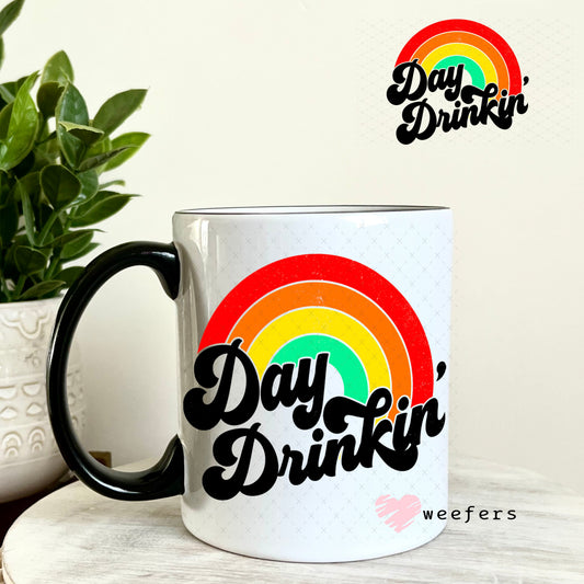 UV DTF Decal - Day Drinkin 11oz Coffee Mug Weefers