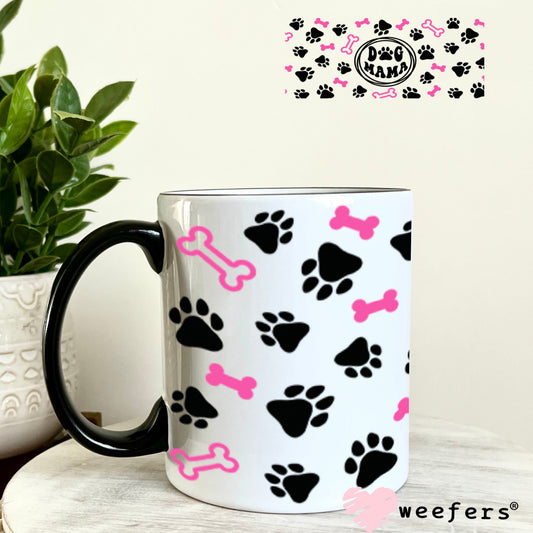 UV DTF Cup Wraps - Dog Mama 11oz Coffee Mug Weefers