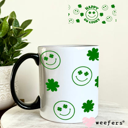 UV DTF Cup Wraps - Happy Go Luck 11oz Coffee Mug Weefers