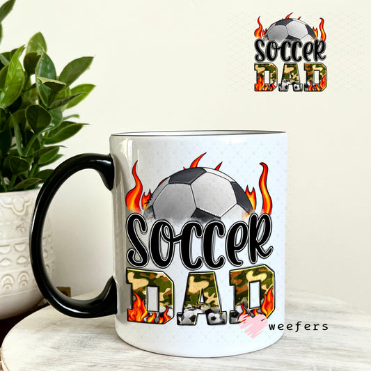 UV DTF Decal - Soccer Dad 11oz Coffee Mug Weefers