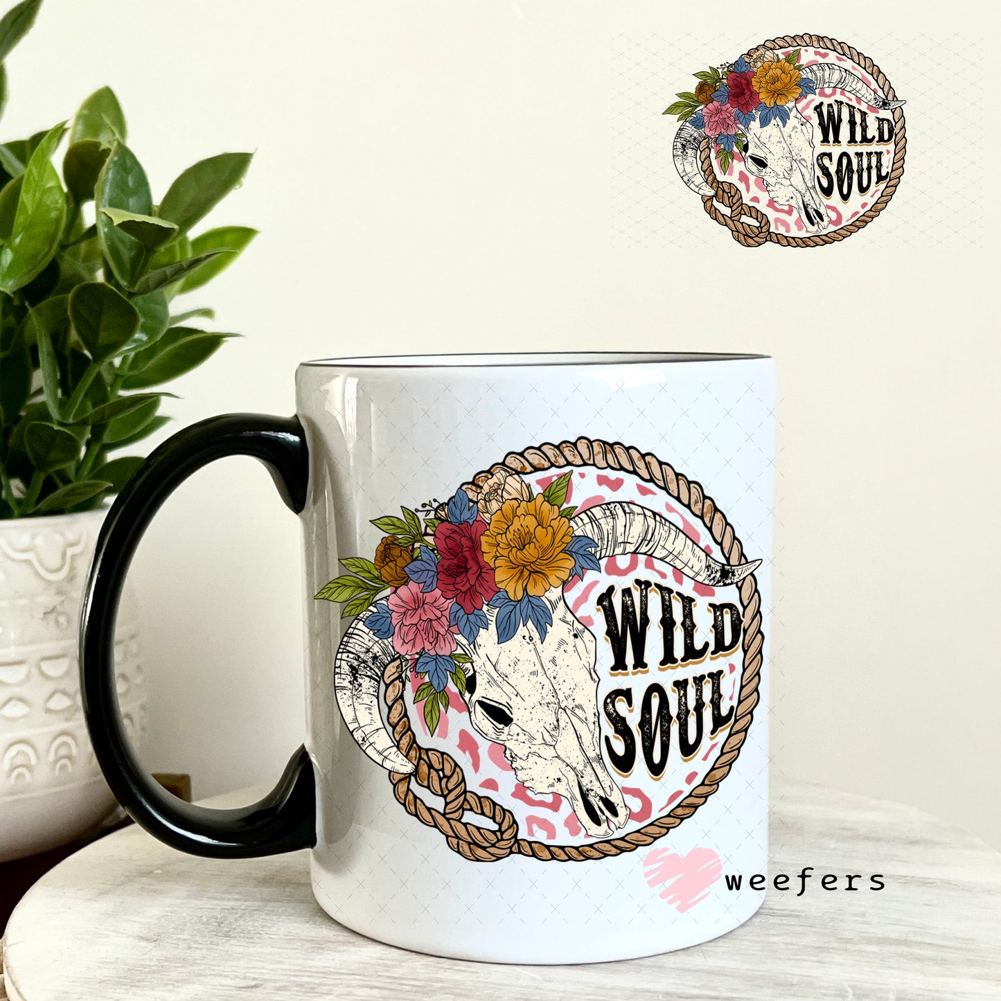 UV DTF Decal - Wild Soul 11oz Coffee Mug Weefers