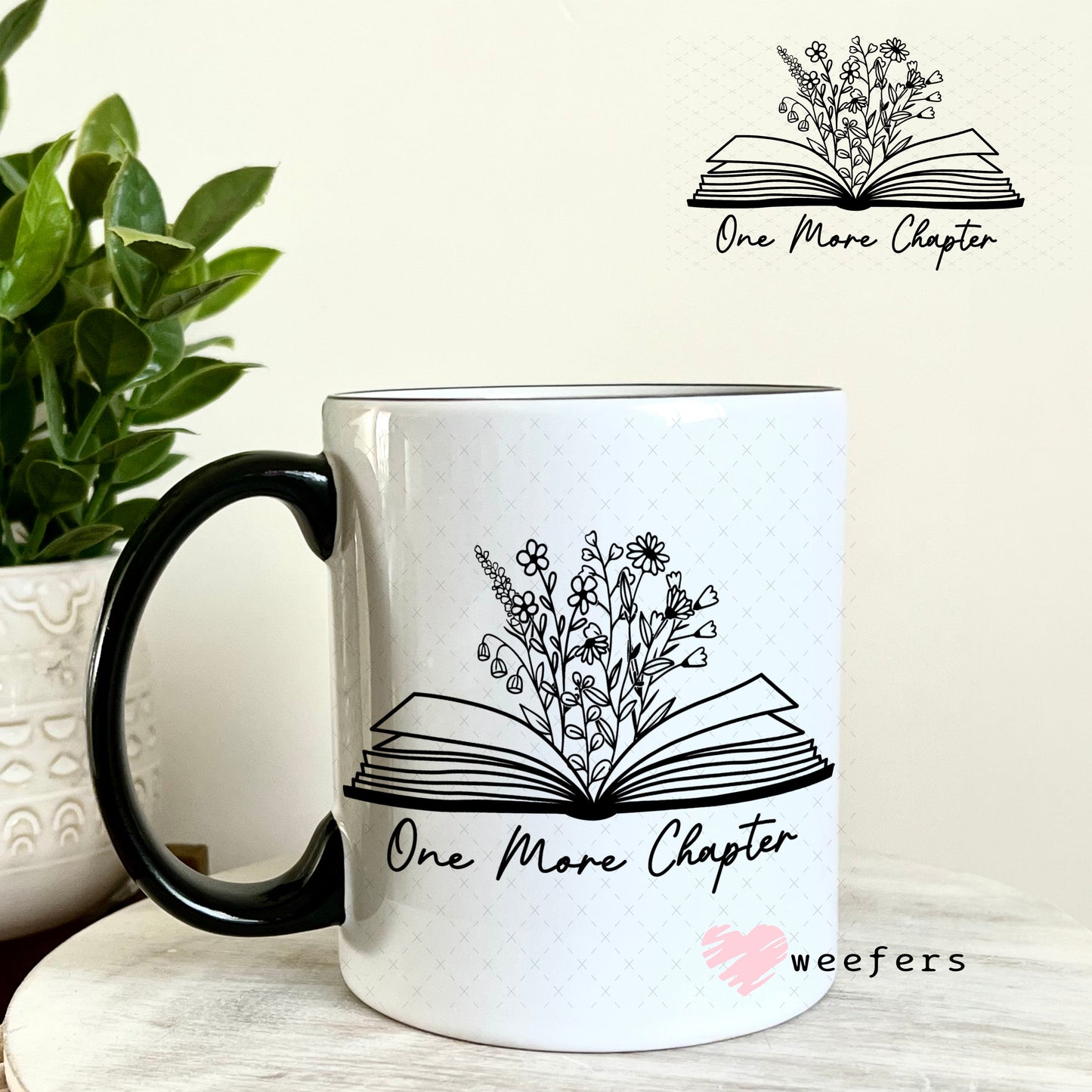 UV DTF Decal - One More Chapter 11oz Coffee Mug Weefers