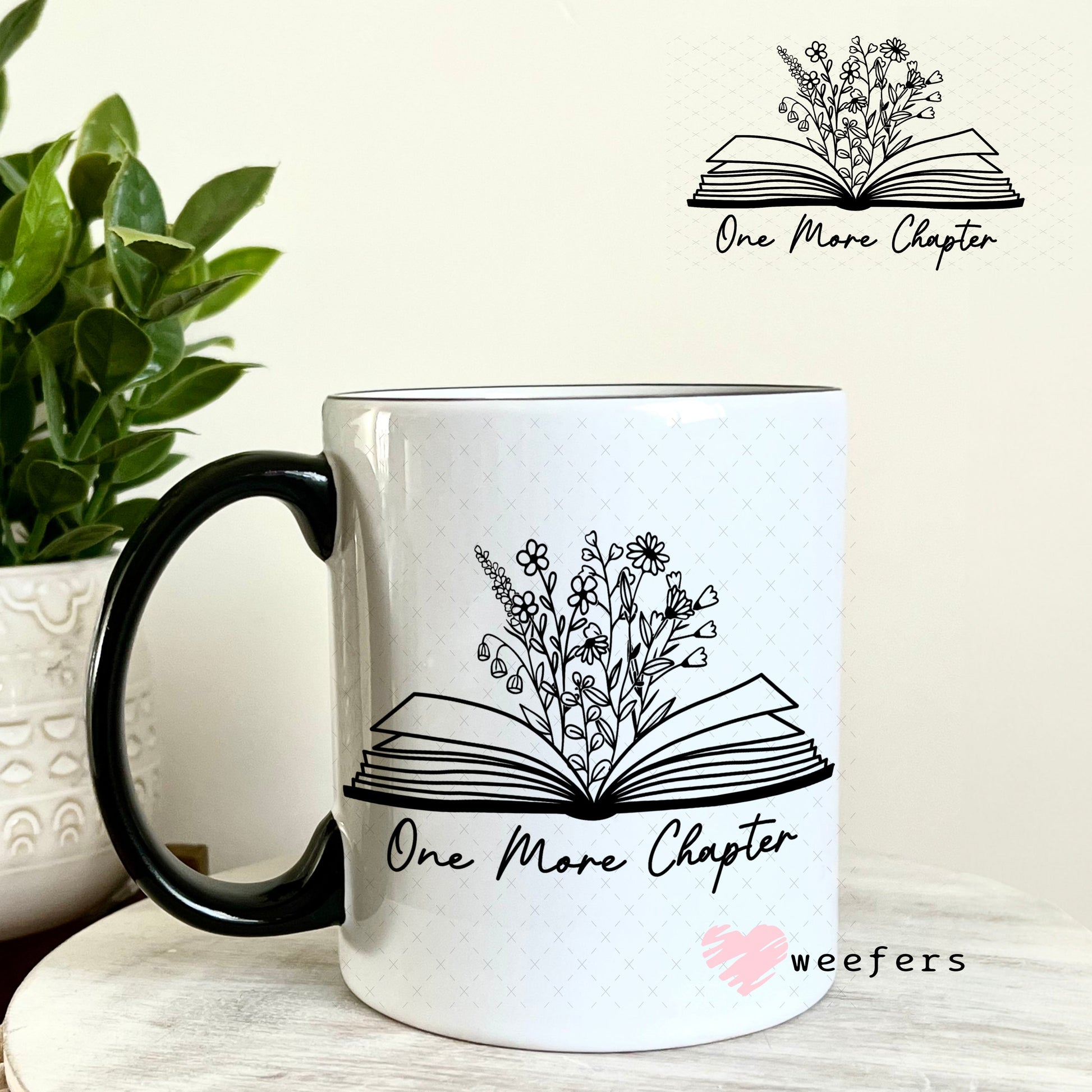 UV DTF Decal - One More Chapter 11oz Coffee Mug Weefers