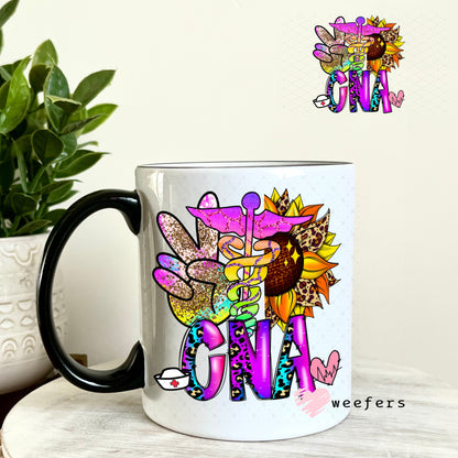 UV DTF Decal - CNA Sunflower 11oz Coffee Mug Weefers