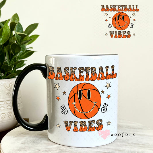 UV DTF Decal - Basketball Vibes 11oz Coffee Mug Weefers
