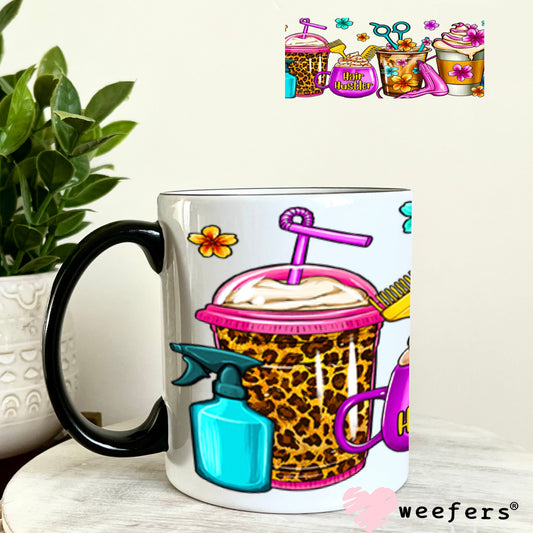 UV DTF Cup Wraps - Hair Hustler 11oz Coffee Mug Weefers