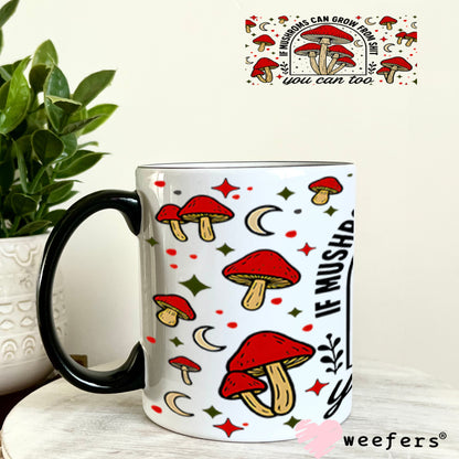 UV DTF Cup Wrap – USA Red White Blue Bows 11oz Coffee Mug Weefers