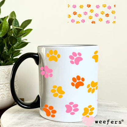 UV DTF Cup Wraps - Dog Paws 11oz Coffee Mug Weefers