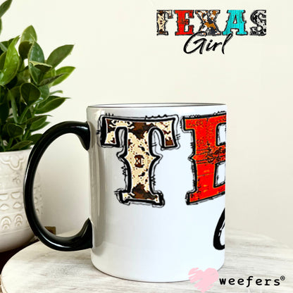 UV DTF Cup Wraps - Texas Girl Western 11oz Coffee Mug Weefers