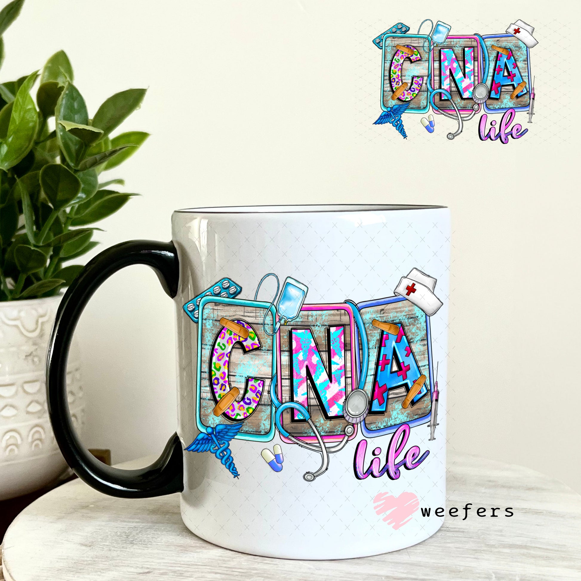 UV DTF Decal - CNA Life 11oz Coffee Mug Weefers