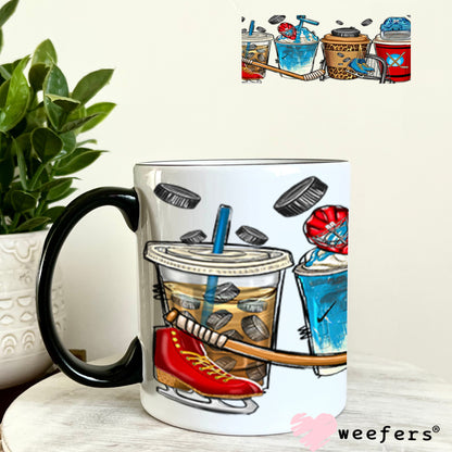 UV DTF Cup Wraps - Hockey Coffee 11oz Coffee Mug Weefers