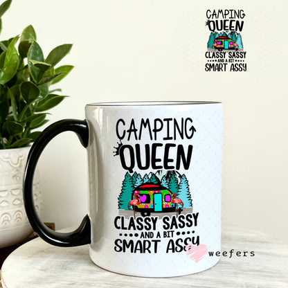 UV DTF Decal - Camping queen 11oz Coffee Mug Weefers