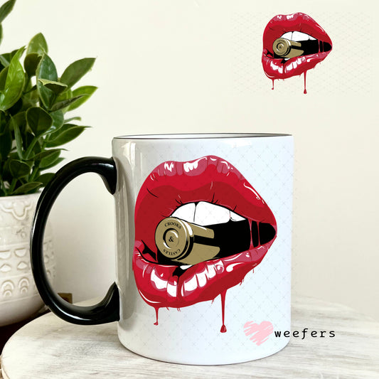 UV DTF Decal - Bite the Bullet 11oz Coffee Mug Weefers