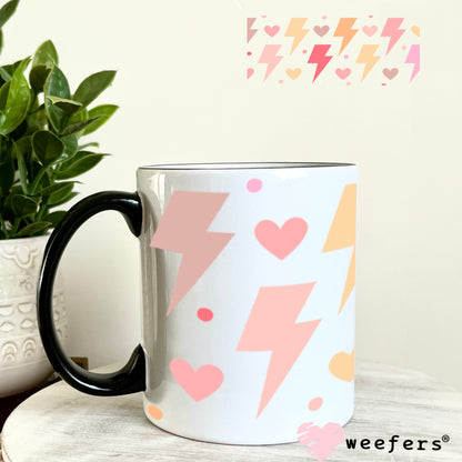 UV DTF Cup Wraps - Lightening Bolts 11oz Coffee Mug Weefers