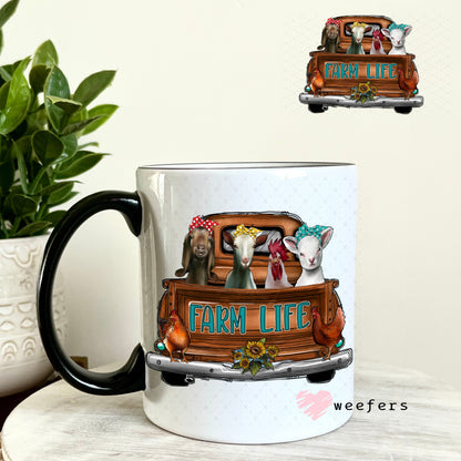 UV DTF Decal - Farm Life 11oz Coffee Mug Weefers