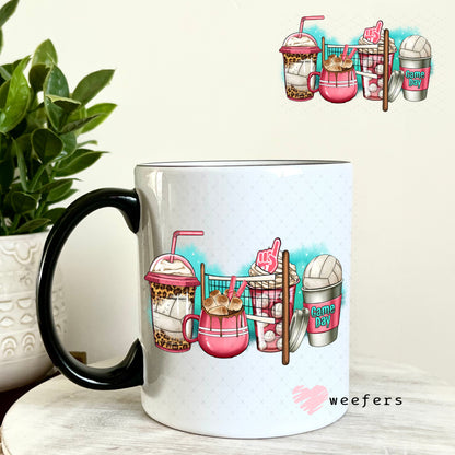 UV DTF Decal - Volleyball Coffee 11oz Coffee Mug Weefers
