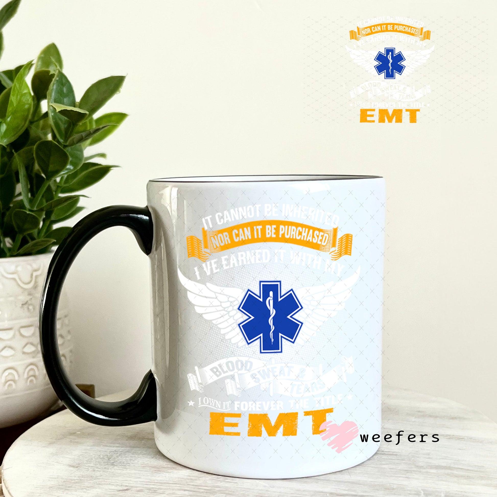 UV DTF Decal - EMT 11oz Coffee Mug Weefers