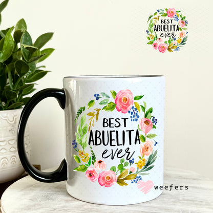UV DTF Decal - Best Abuelita Ever 11oz Coffee Mug Weefers