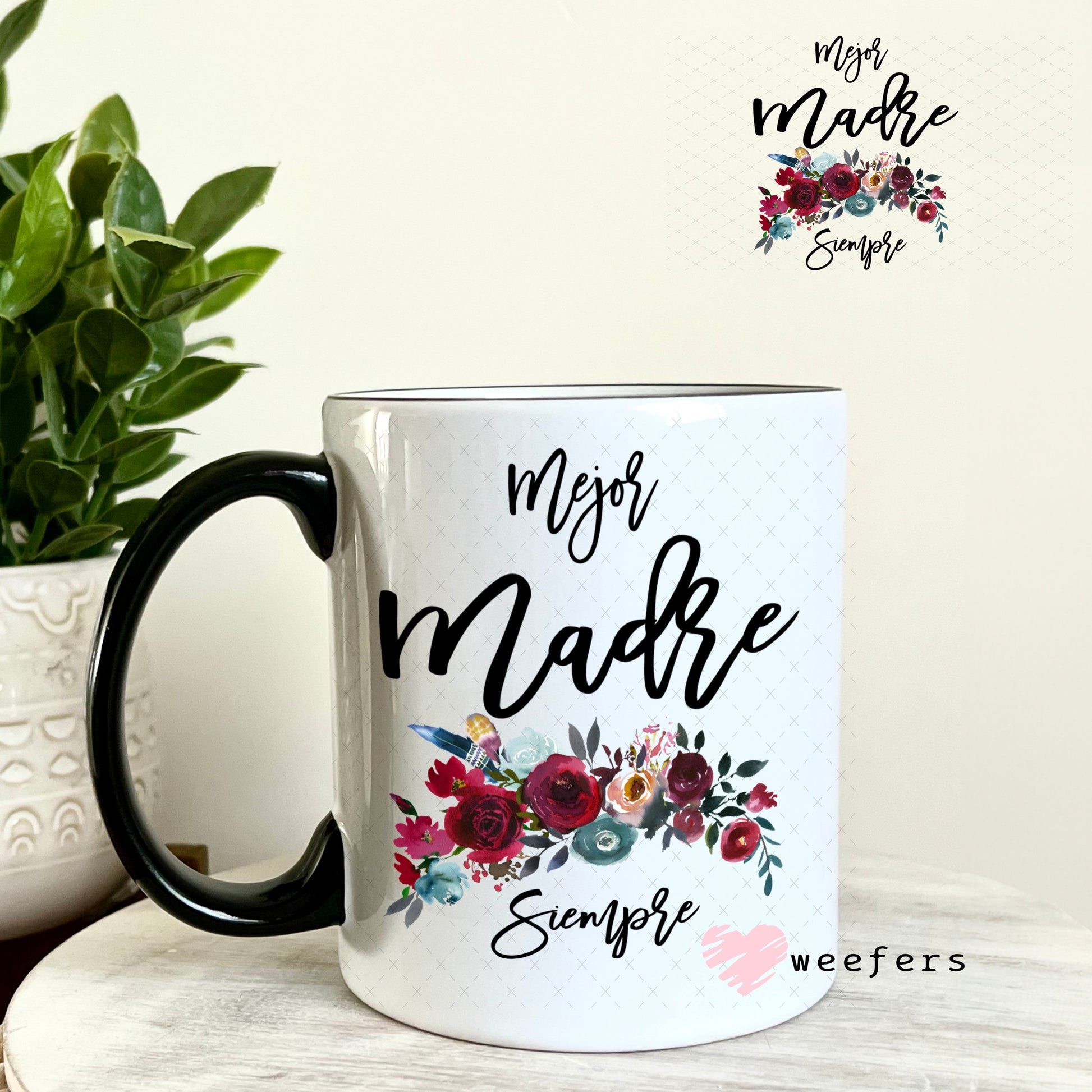 UV DTF Decal - Mejor Madre 11oz Coffee Mug Weefers