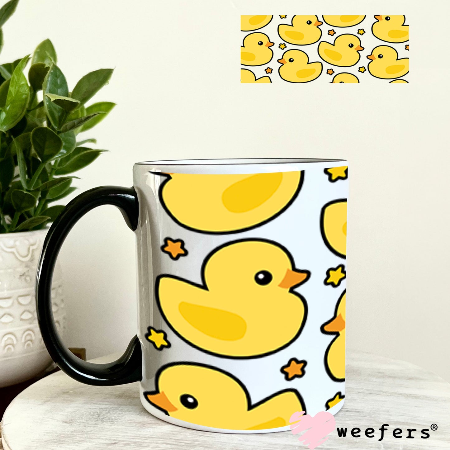 UV DTF Cup Wraps - Ducks Friends 11oz Coffee Mug Weefers