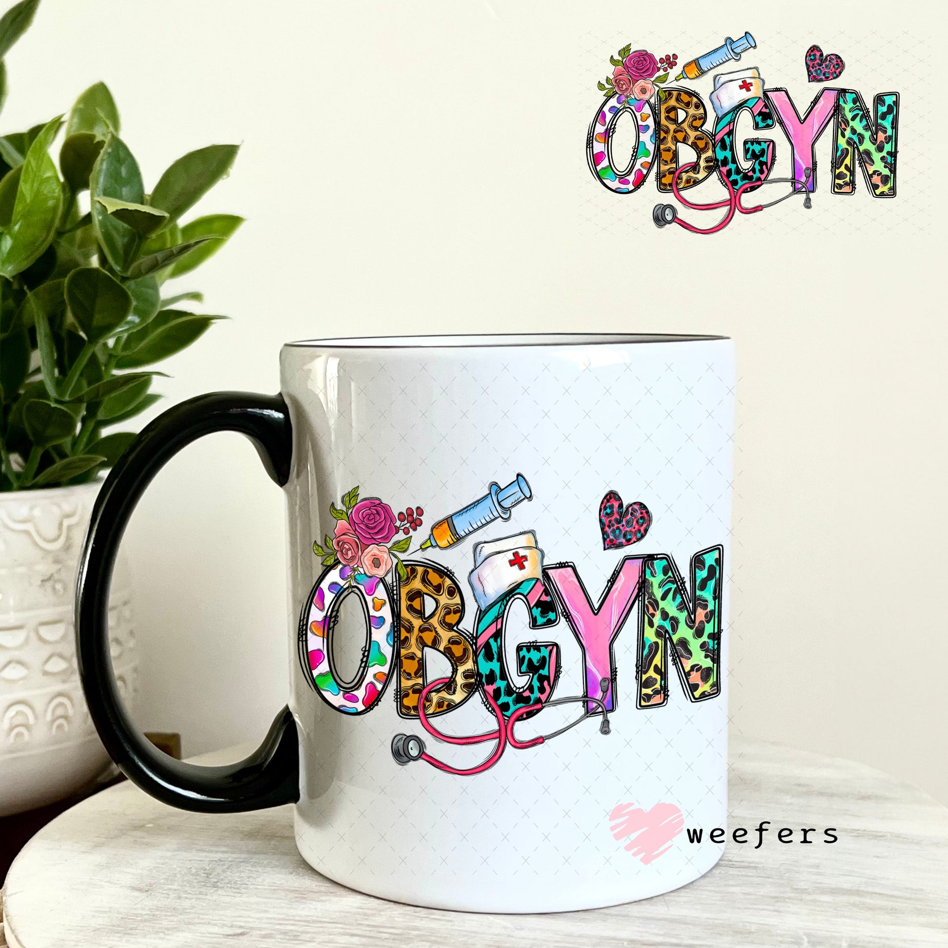 UV DTF Decal - OBGYN Western 11oz Coffee Mug Weefers