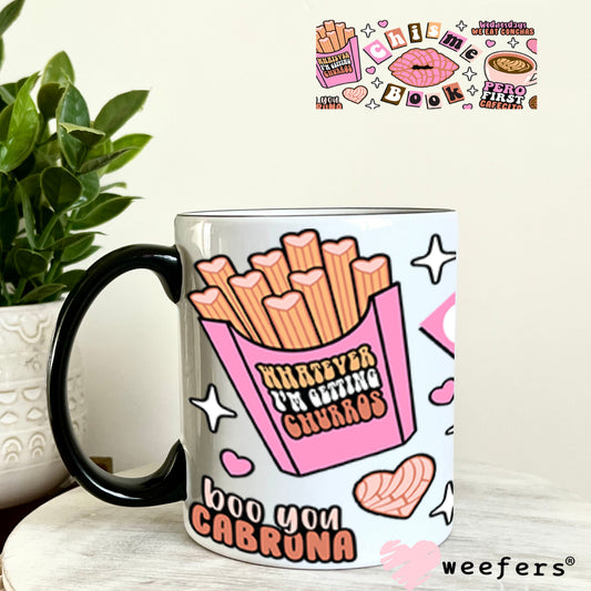 UV DTF Cup Wraps - Chisme Book 11oz Coffee Mug Weefers