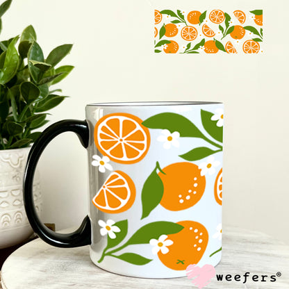 UV DTF Cup Wraps - Oranges 11oz Coffee Mug Weefers