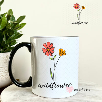 UV DTF Decal - Wildflower 11oz Coffee Mug Weefers
