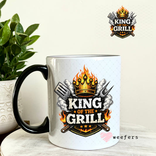 UV DTF Decal - King of the Grill 11oz Coffee Mug Weefers