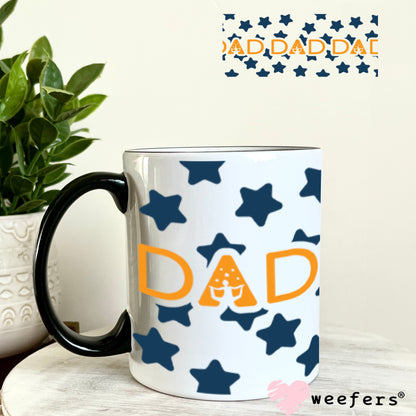 UV DTF Cup Wrap – USA Red White Blue Bows 11oz Coffee Mug Weefers
