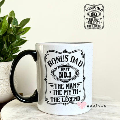 UV DTF Decal - Bonus Dad No. 1 11oz Coffee Mug Weefers