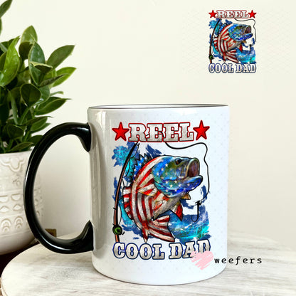 UV DTF Decal - Reel Cool Dad 11oz Coffee Mug Weefers