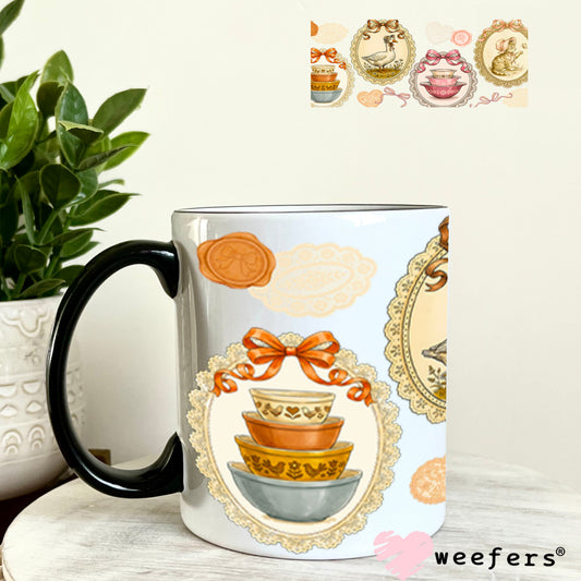 UV DTF Cup Wraps - Vintage Favorite Things 11oz Coffee Mug Weefers