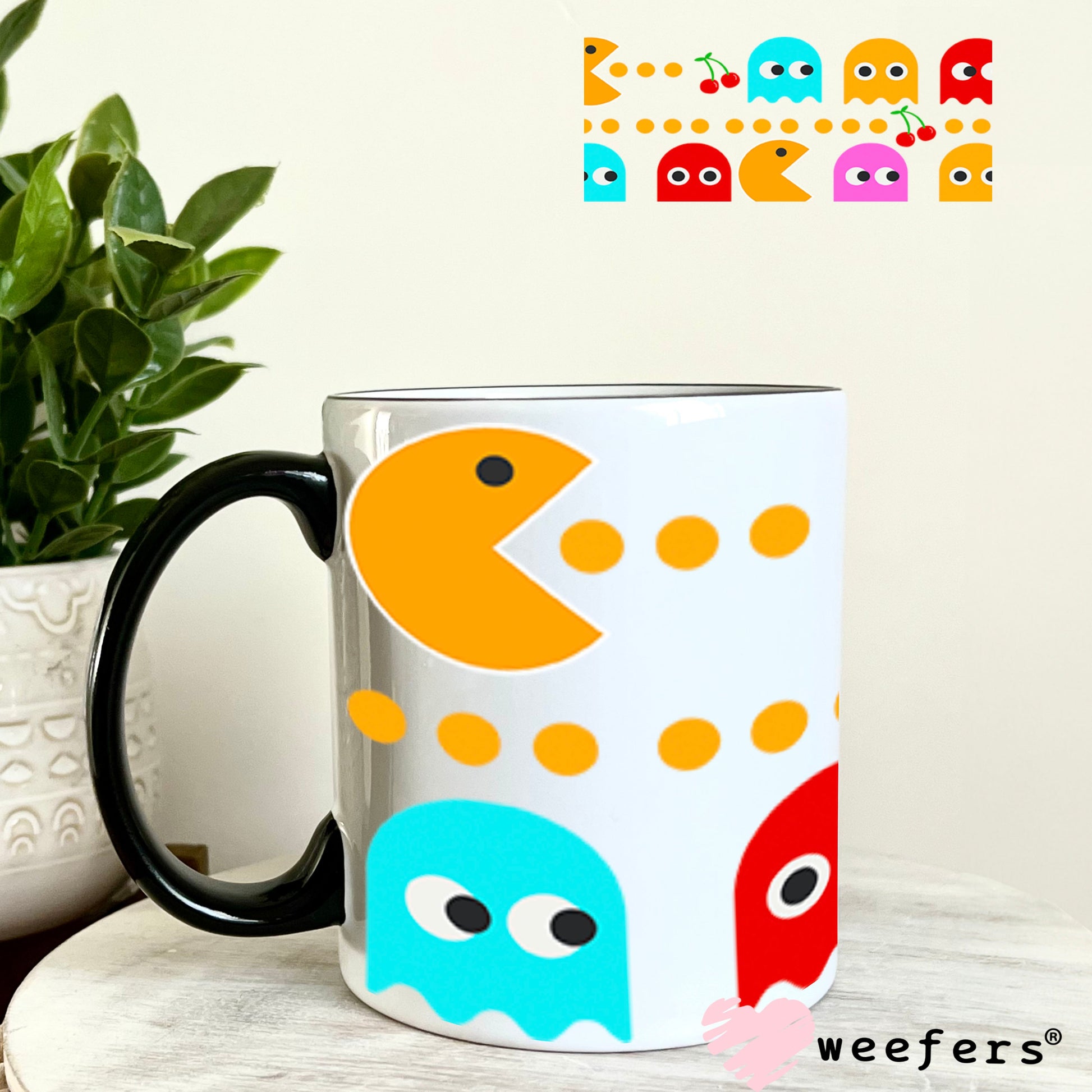 UV DTF Cup Wrap – USA Red White Blue Bows 11oz Coffee Mug Weefers