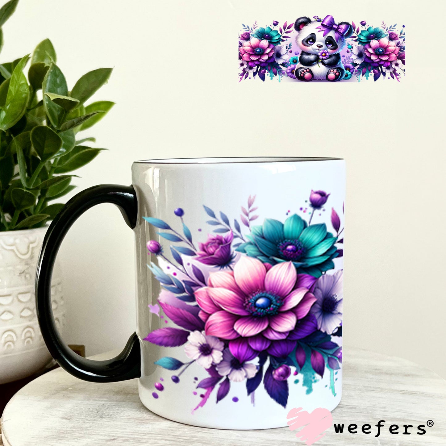 UV DTF Cup Wrap – USA Red White Blue Bows 11oz Coffee Mug Weefers