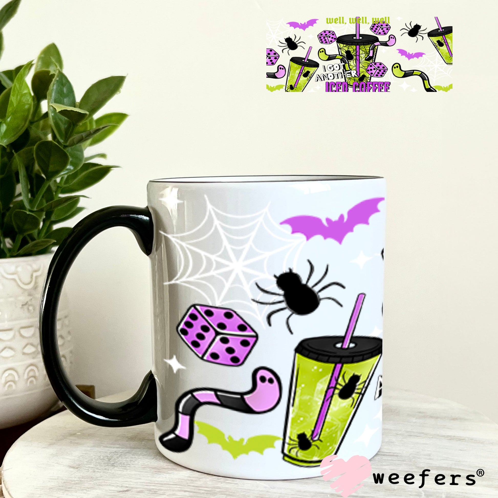 UV DTF Cup Wrap – USA Red White Blue Bows 11oz Coffee Mug Weefers
