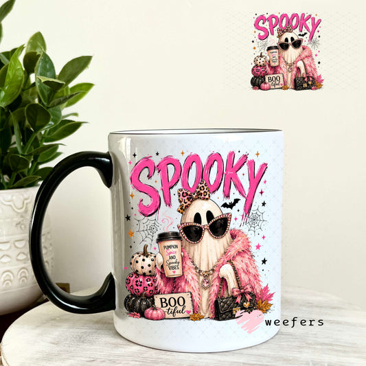 UV DTF Decal - Spooky Bootiful 11oz Coffee Mug Weefers