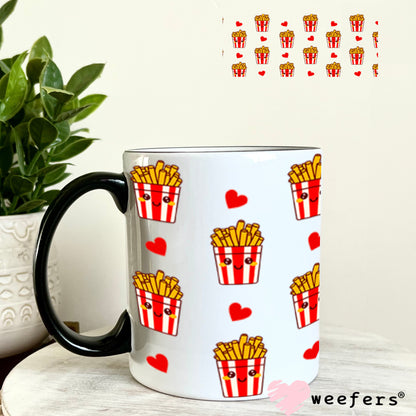 UV DTF Cup Wrap – USA Red White Blue Bows 11oz Coffee Mug Weefers