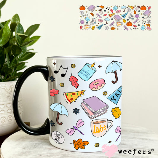 Gillymore Girls Favorite Things UV DTF Cup Wrap 11oz Coffee Mug Weefers