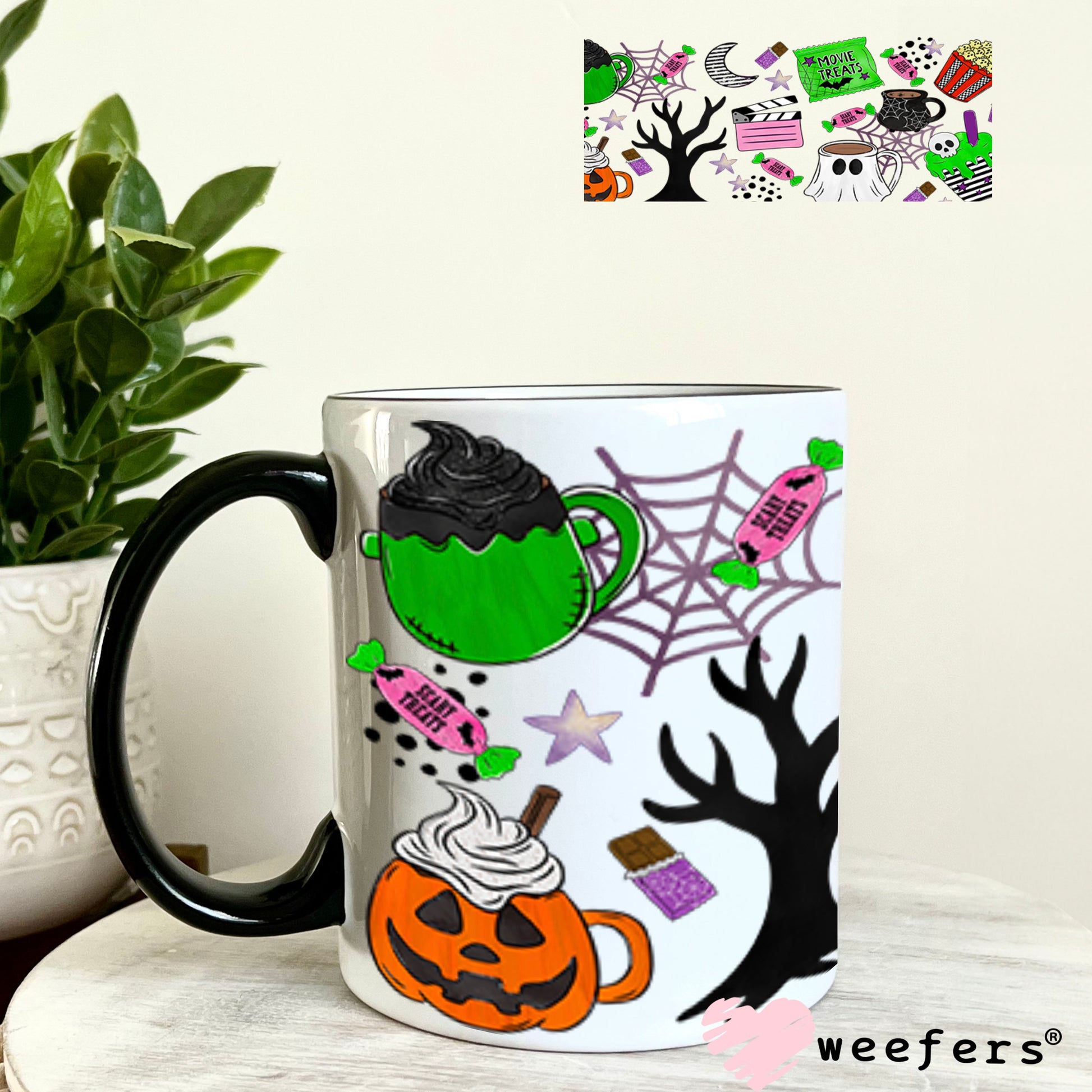 UV DTF Cup Wrap – USA Red White Blue Bows 11oz Coffee Mug Weefers