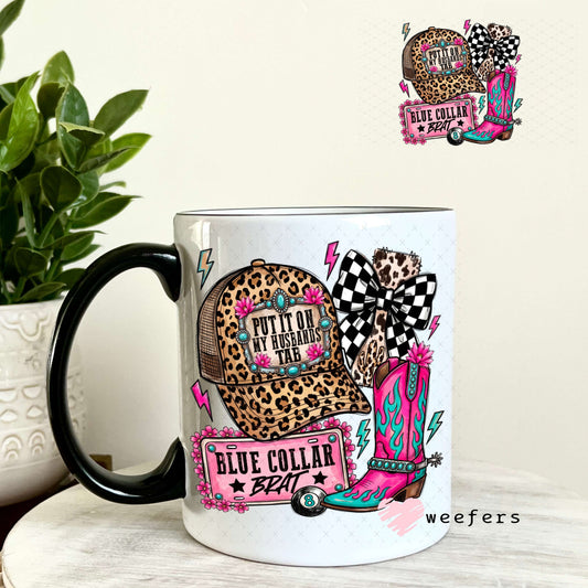 UV DTF Decal - Put it on My Husbands Tab 11oz Coffee Mug Weefers
