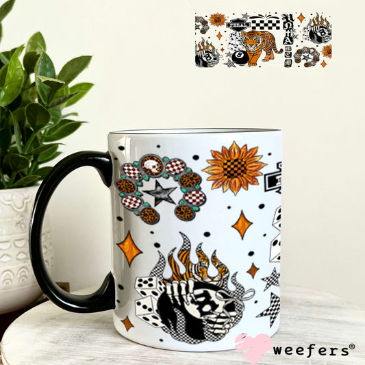 UV DTF Cup Wraps - Untamed Feral Western - Weefers® Exclusive 11oz Coffee Mug Weefers
