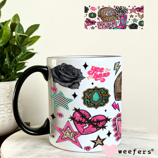 UV DTF Cup Wraps - Put it on My Husbands Tab - Weefers® Exclusive 11oz Coffee Mug Weefers