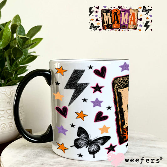 UV DTF Cup Wraps - Mama Halloween - Weefers® Exclusive 11oz Coffee Mug Weefers
