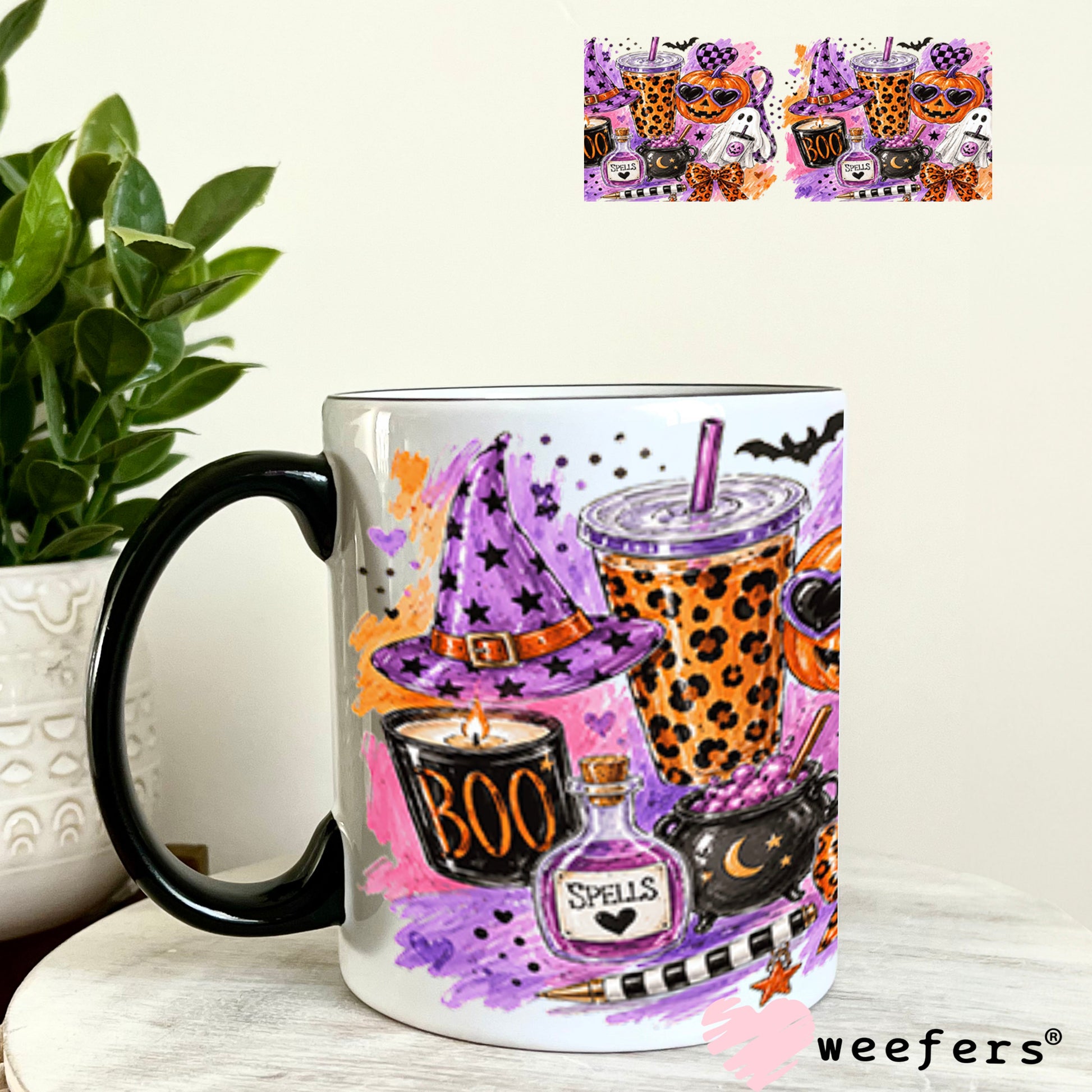 UV DTF Cup Wrap – USA Red White Blue Bows 11oz Coffee Mug Weefers