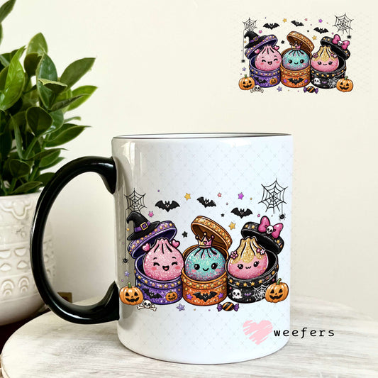 UV DTF Decal - Halloween Dumplings 11oz Coffee Mug Weefers